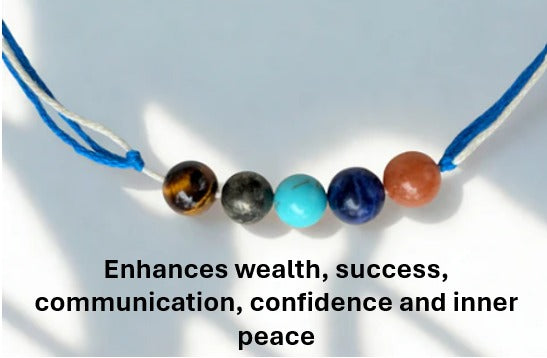 PANCHAMRIT GEMSTONE RAKHI