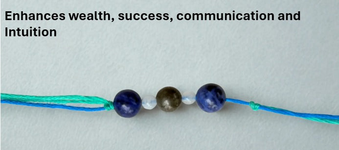 DIVYASHRINGA GEMSTONE RAKHI