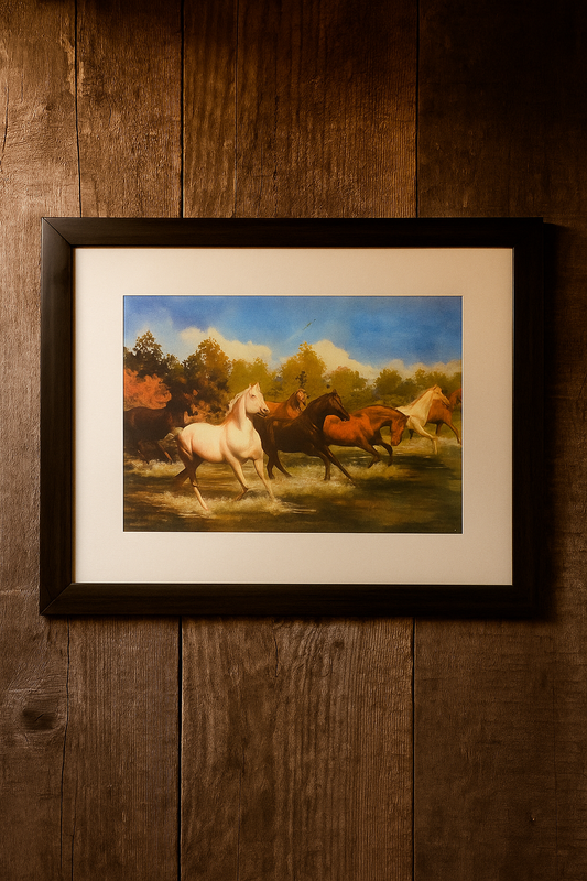 SaptAshwa Wall Painting