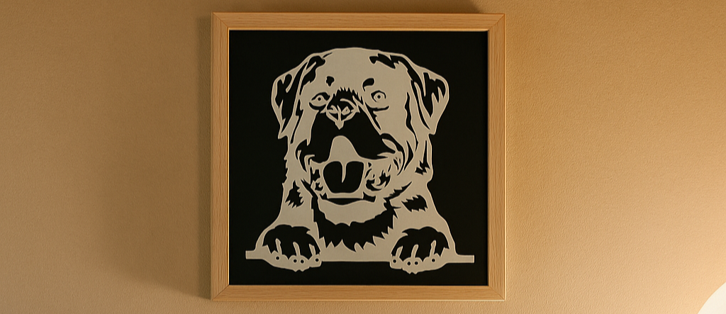 CUTE PUPPY 3D WALL DECOR