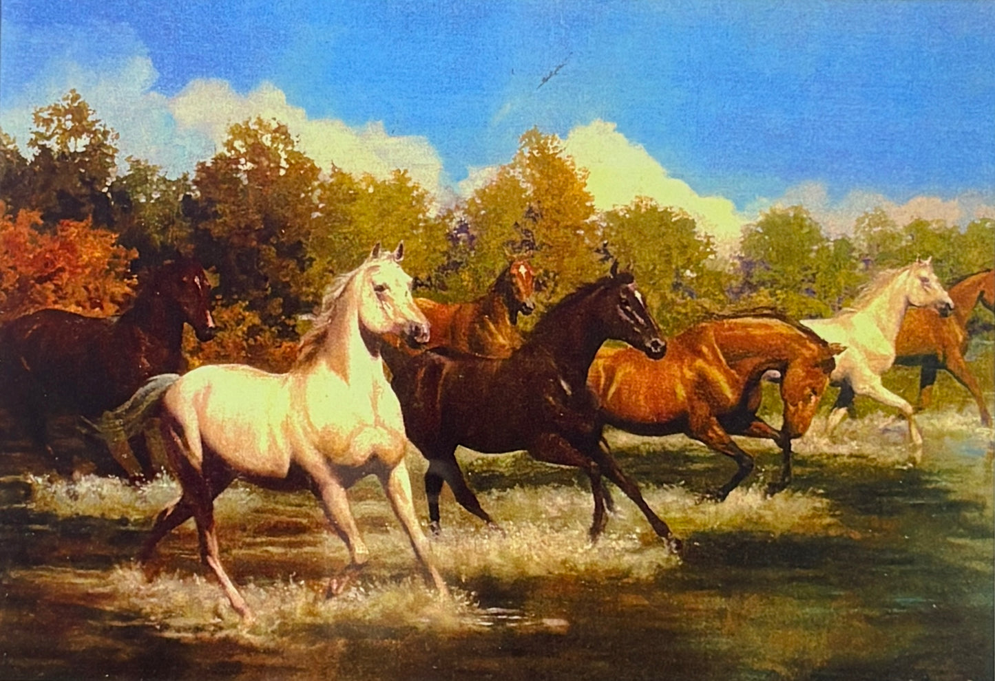 SaptAshwa Wall Painting