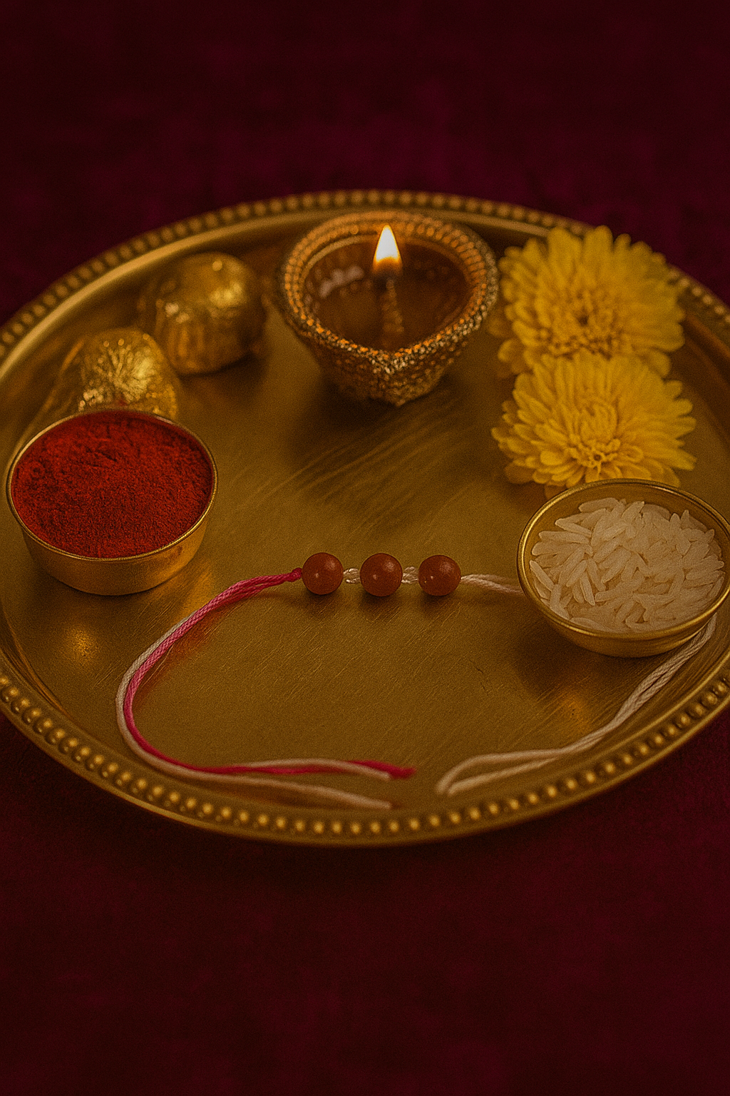 TEJASVI GEMSTONE RAKHI