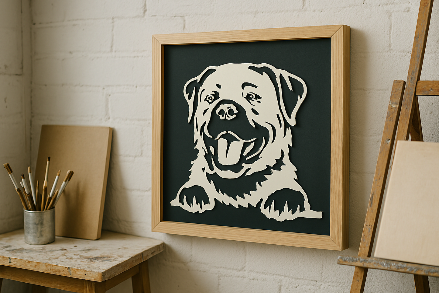 CUTE PUPPY 3D WALL DECOR