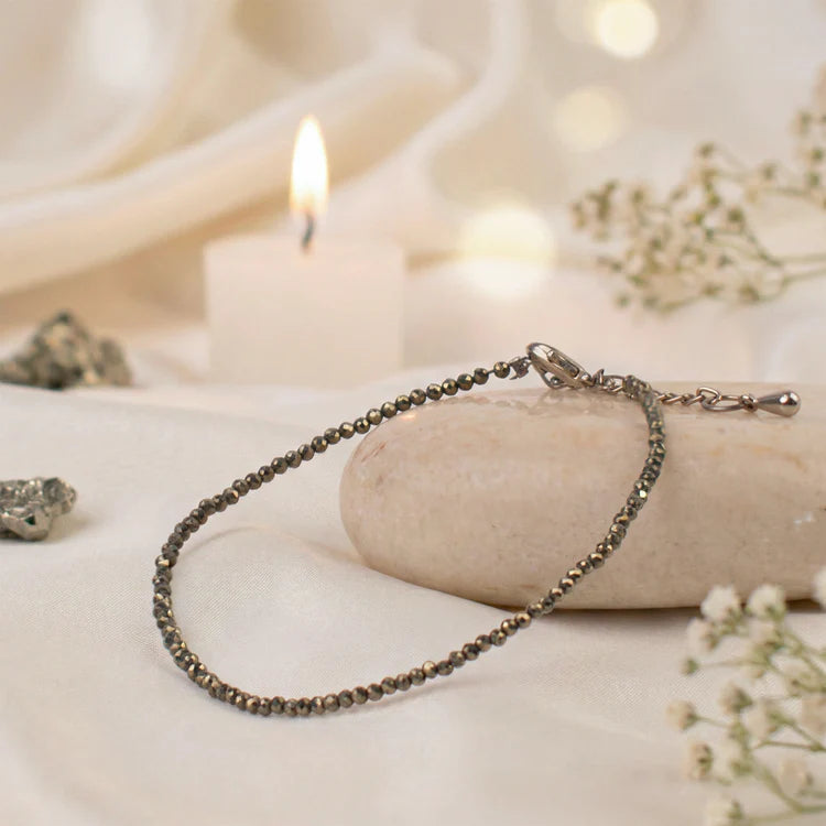 PYRITE ANKLET