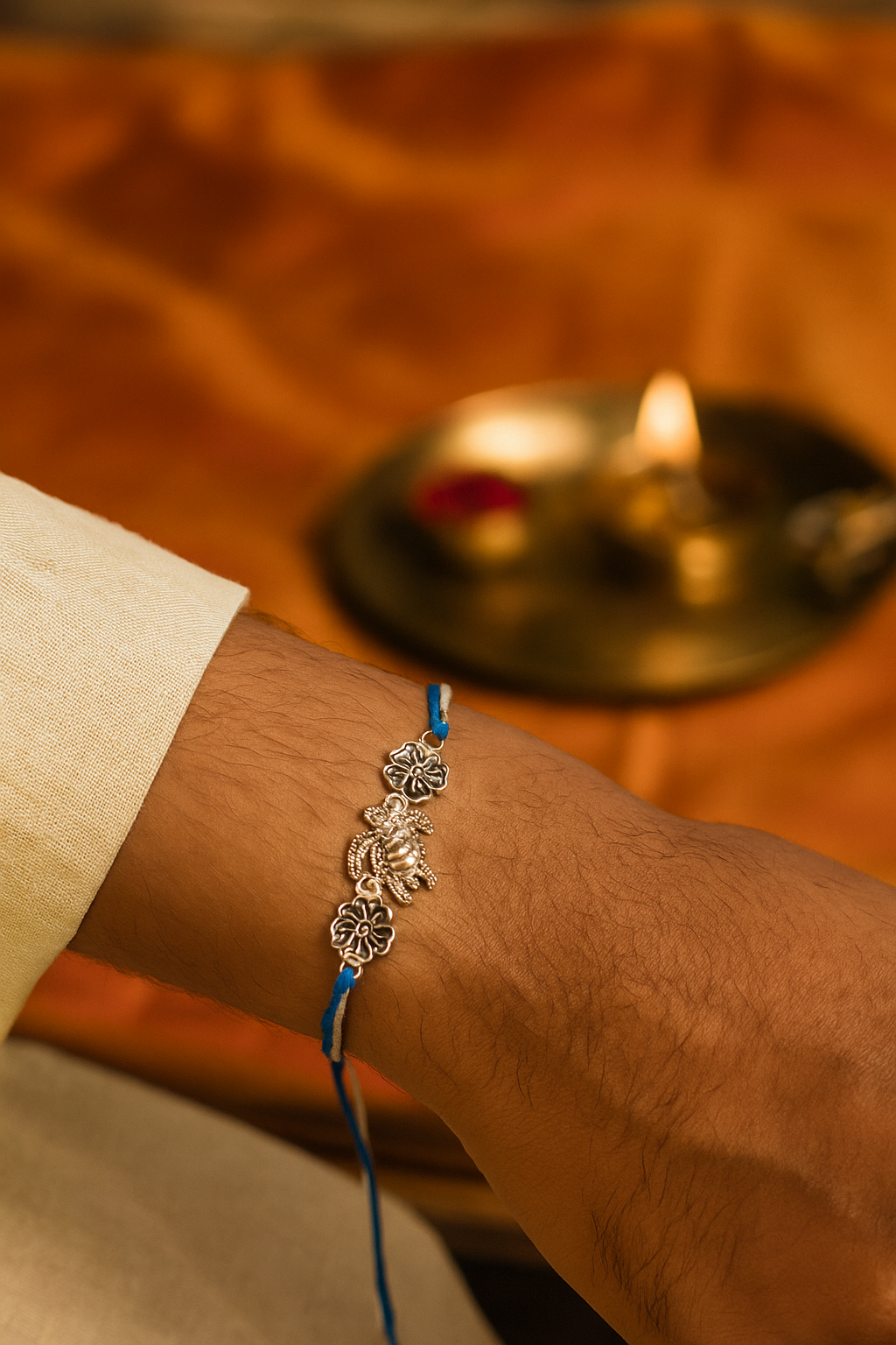 KURMANSH PURE SILVER RAKHI