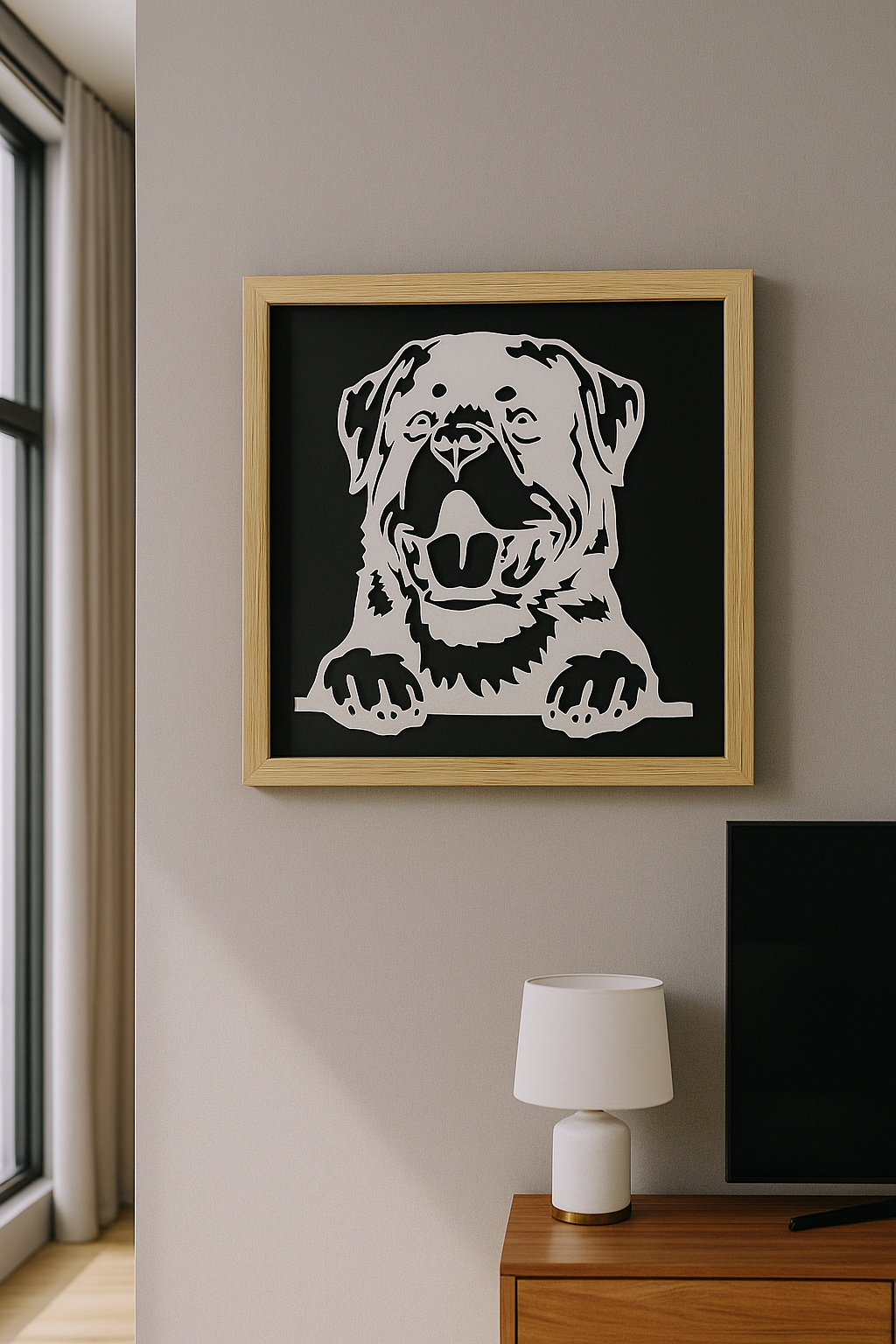 CUTE PUPPY 3D WALL DECOR