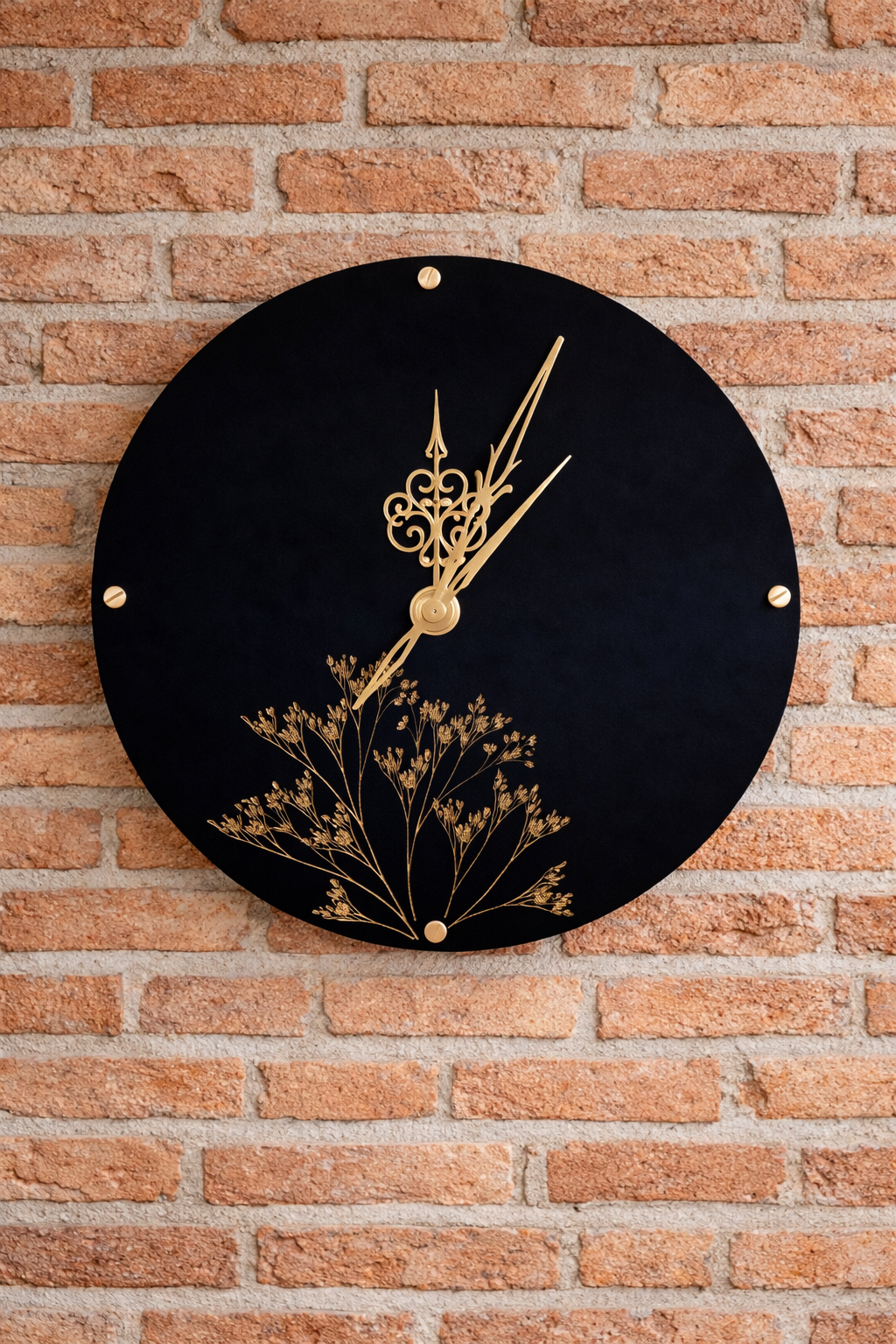 Midnight Bloom Clock