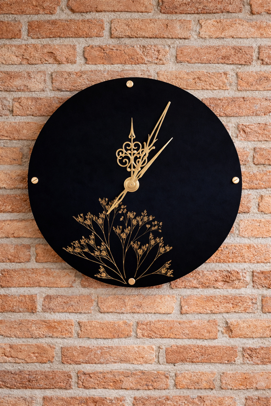 Midnight Bloom Clock