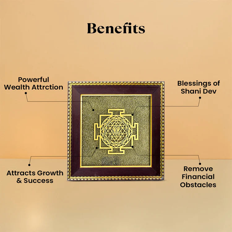 VASTU SHAKTI SHREE YANTRA RAW PYRITE