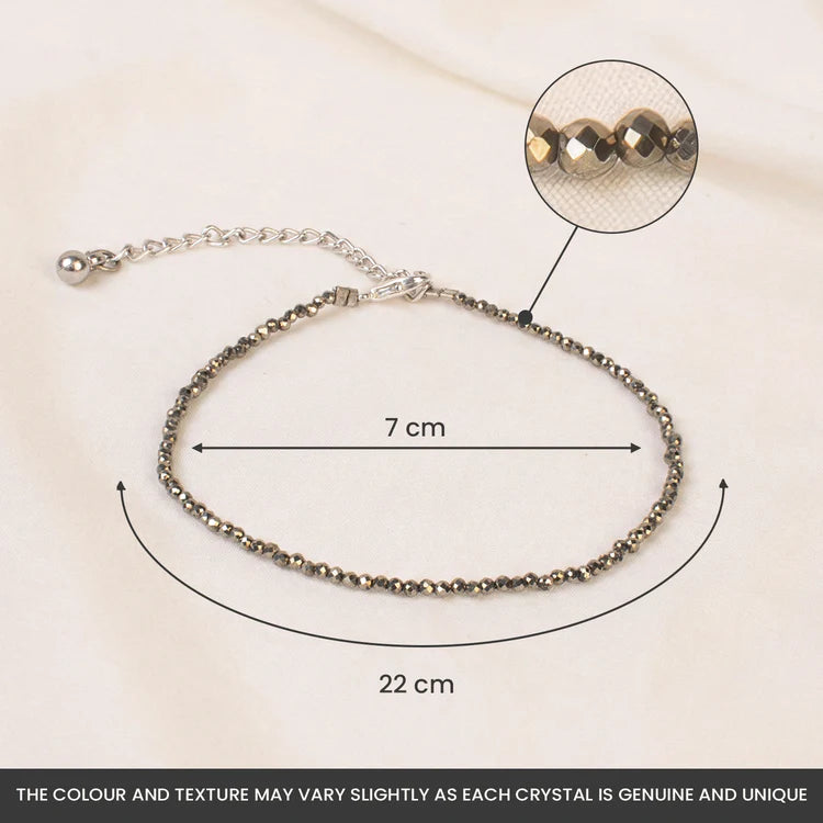 PYRITE ANKLET