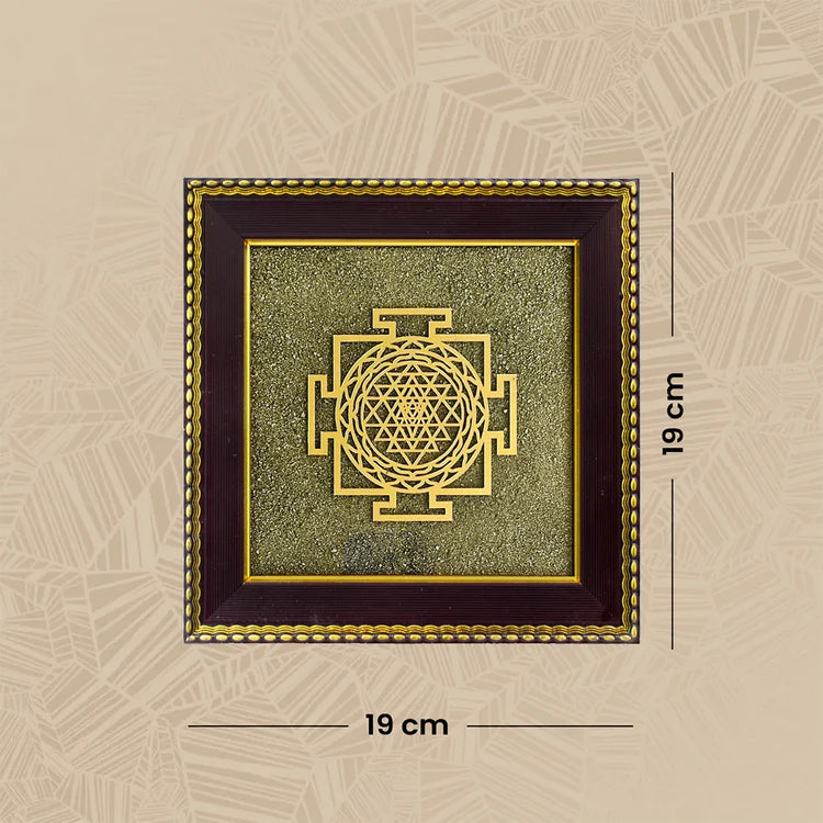 VASTU SHAKTI SHREE YANTRA RAW PYRITE