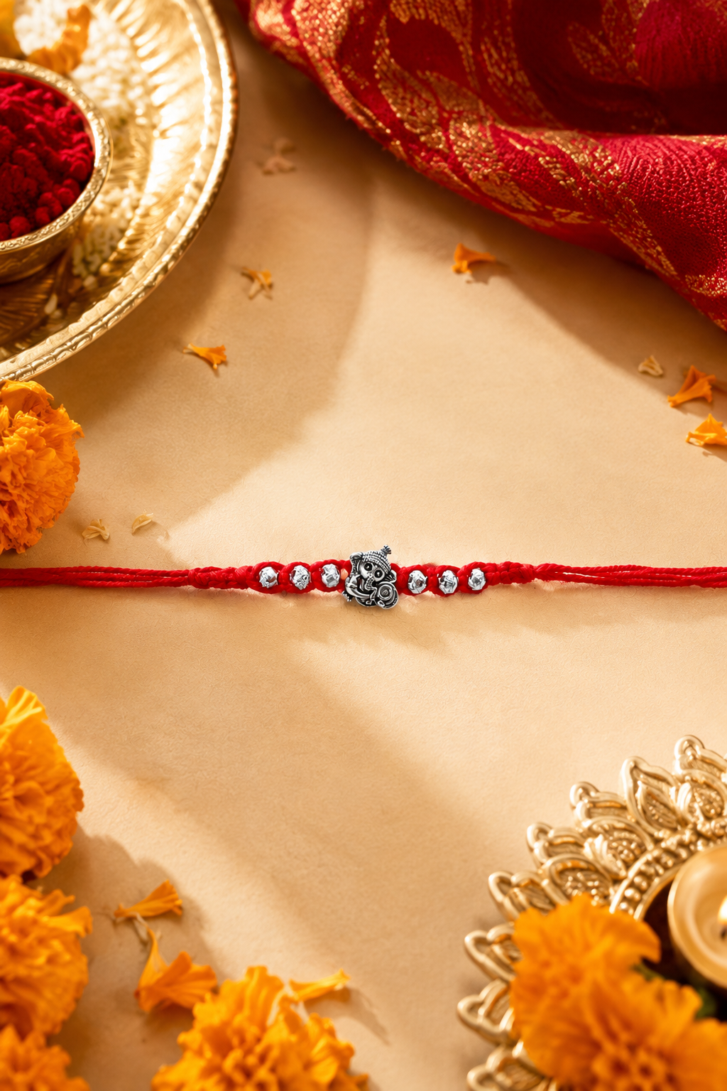 Ganesha Charm Rakhi