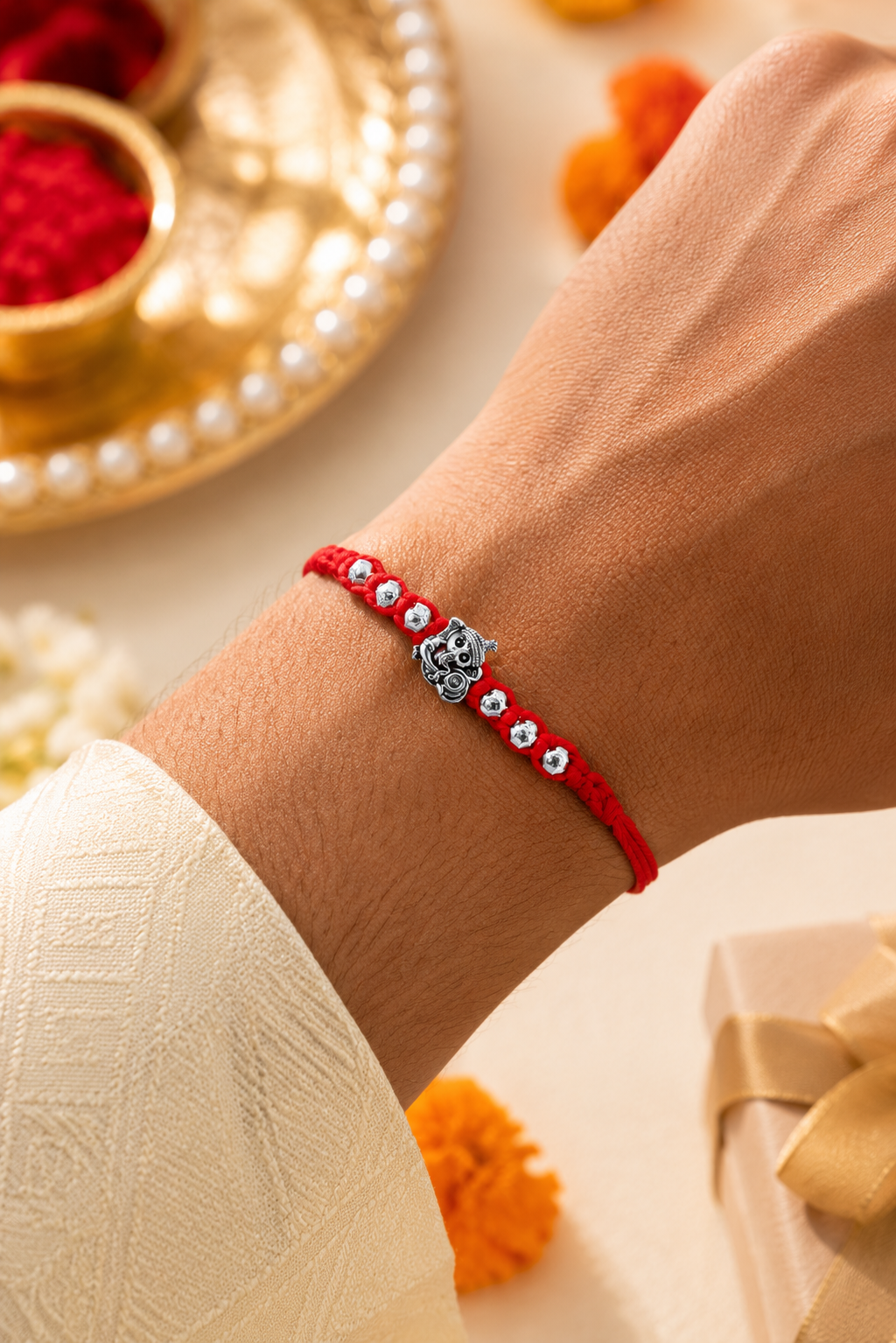 Ganesha Charm Rakhi