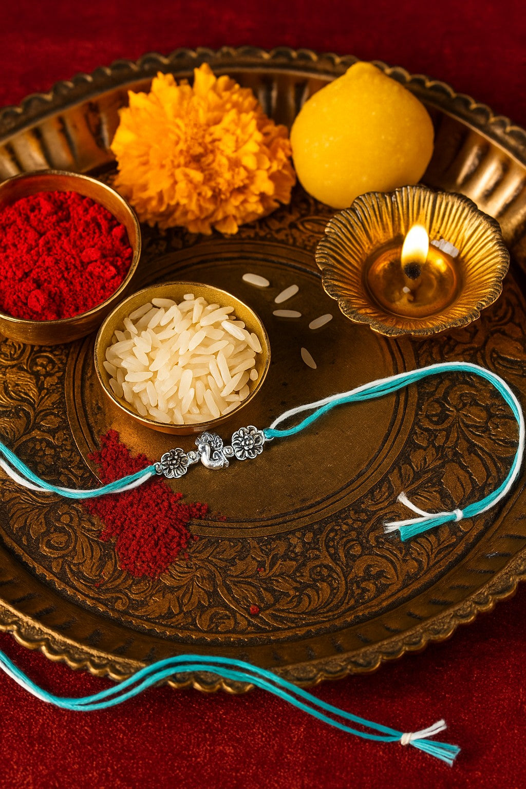 EKDANTA PURE SILVER RAKHI