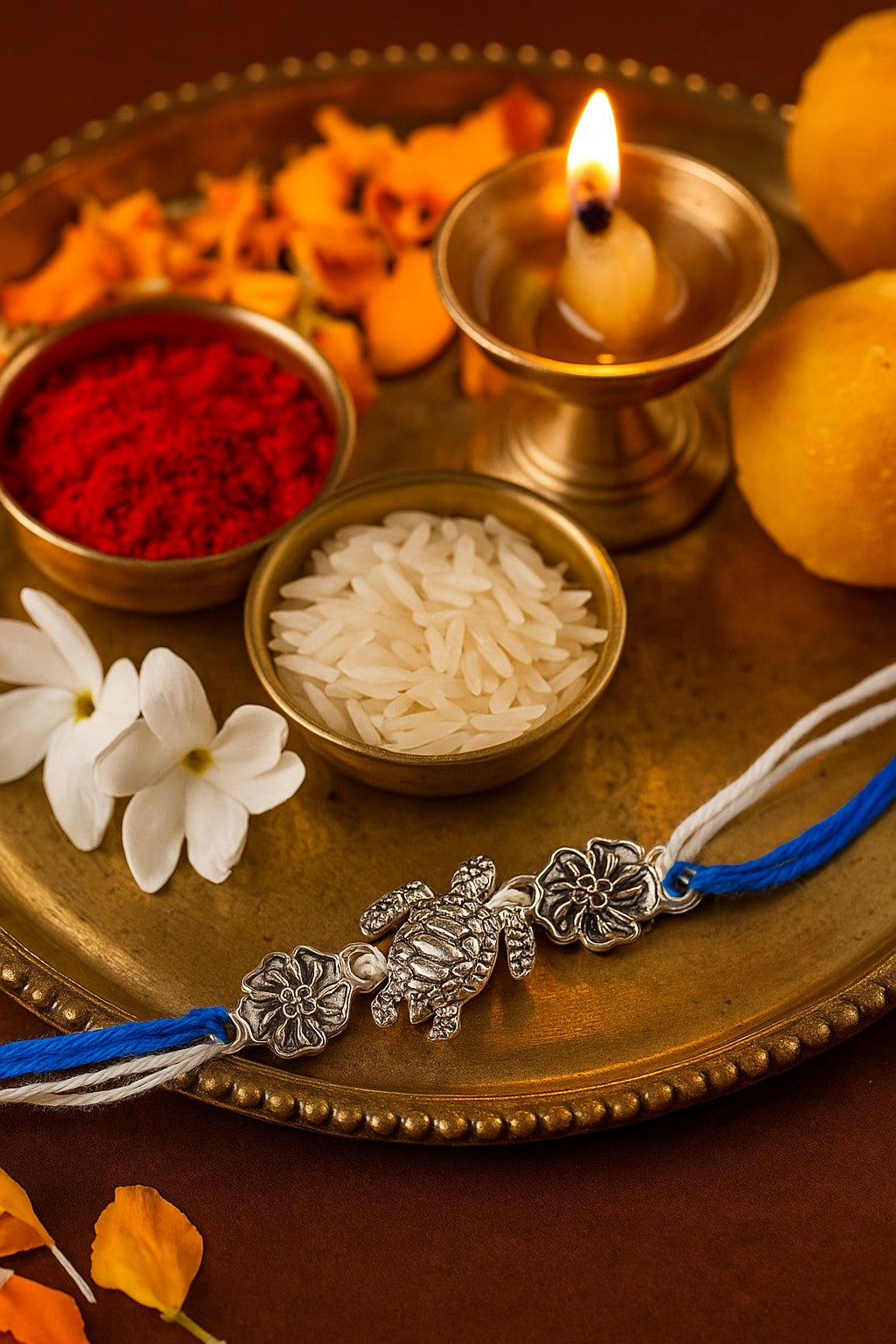 KURMANSH PURE SILVER RAKHI