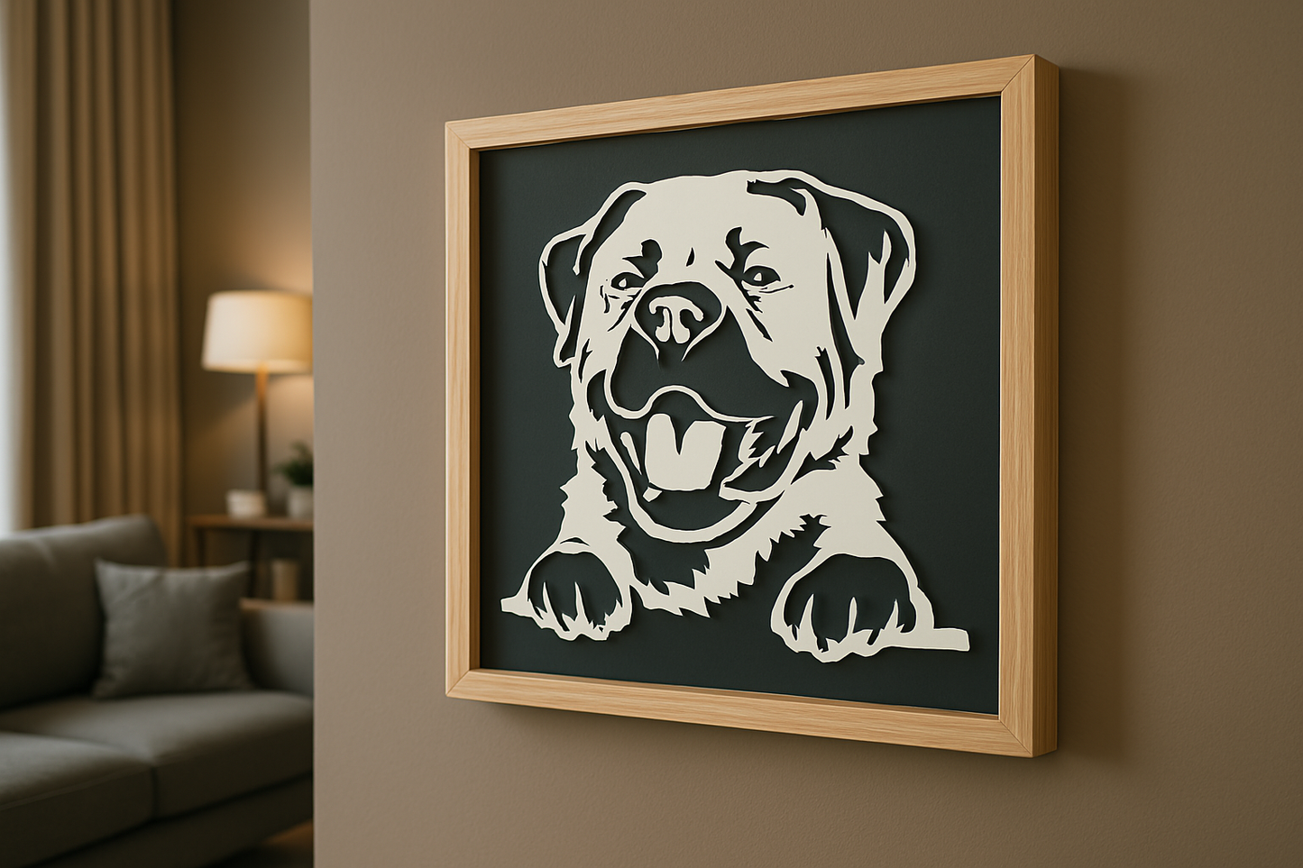 CUTE PUPPY 3D WALL DECOR