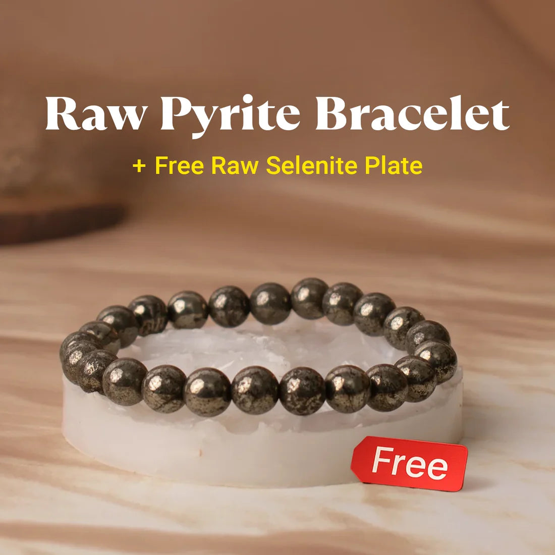 Raw Pyrite Bracelet